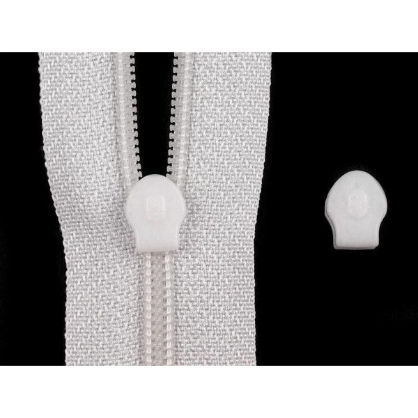 Slider beige 20pc pour zippers en nylon 3 mm, glisseurs, boutons et clearance, haberdashery - Photo n°5