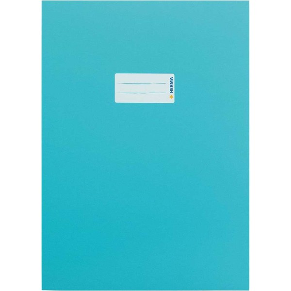 Protège-cahier, en carton, A4 - Turquoise - Photo n°1
