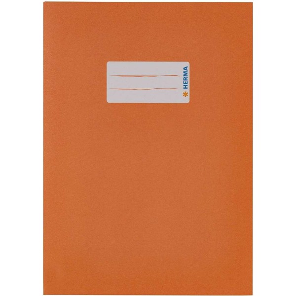 Protège-cahier, en papier, A5 - Orange - Photo n°1