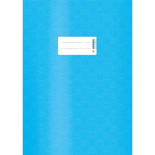 Protège-cahier, A4, en PP - Bleu clair opaque - Photo n°1