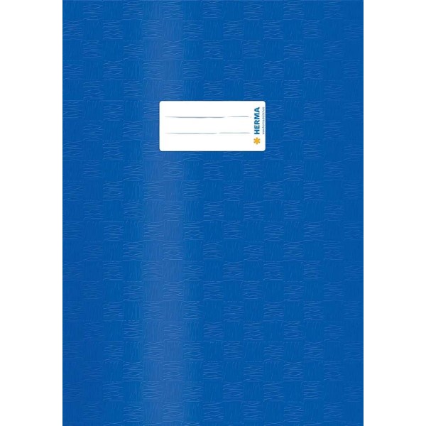 Protège-cahier, A4, en PP - Bleu foncé opaque - Photo n°1