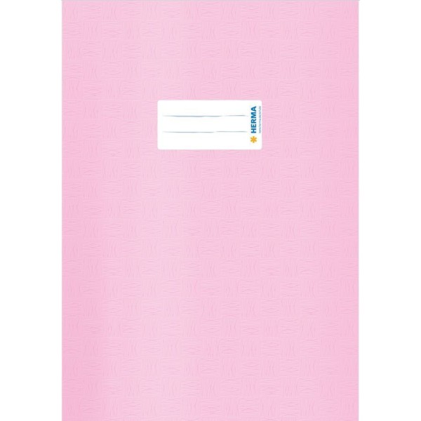 Protège-cahier, A4, en PP - Rose opaque - Photo n°1