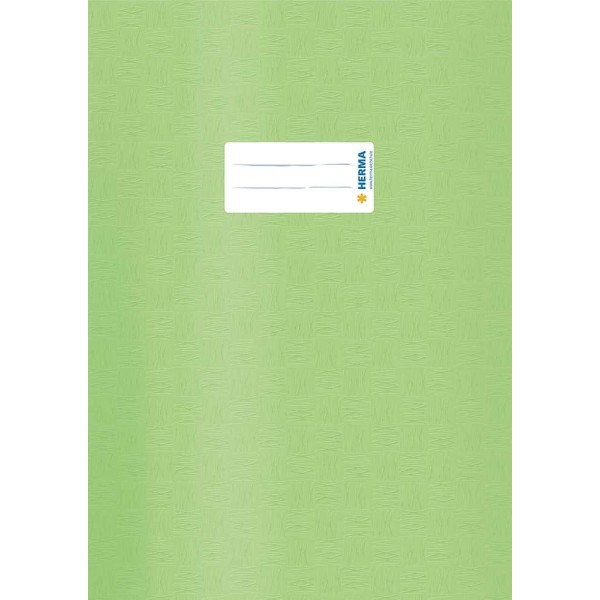 Protège-cahier, A4, en PP - Vert clair opaque - Photo n°1