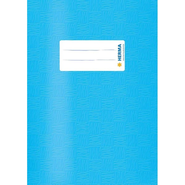 Protège-cahier, A5, en PP - Bleu clair opaque - Photo n°1