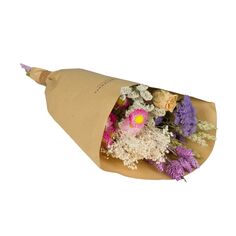 Bouquet de fleurs séchées - Lilas - Petit modèle - 35 cm