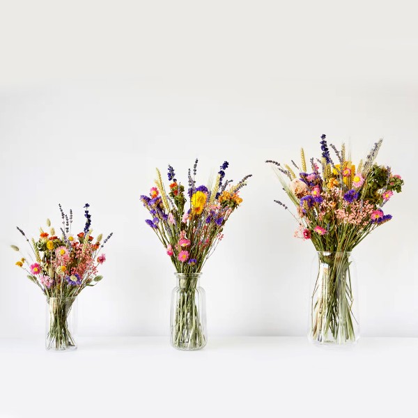 Bouquet de fleurs séchées - Multicolore - Moyen modèle - 55 cm - Photo n°2