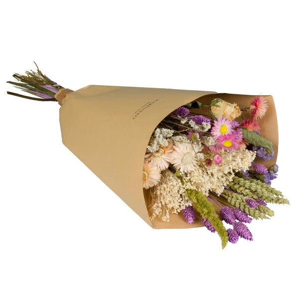 Bouquet de fleurs séchées - Lilas - Moyen modèle - 55 cm - Photo n°1