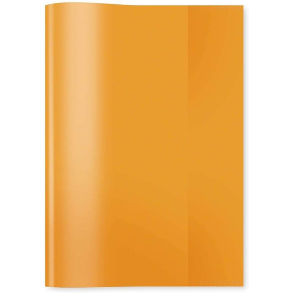 Protège-cahiers, A5, en PP - Orange transparent - Photo n°1