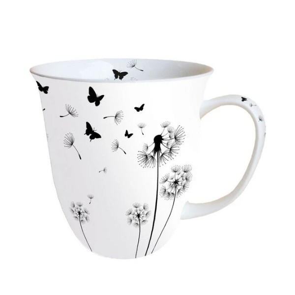 Mug, tasse, porcelaine AMBIENTE 10.5 cm 0.4 l BLOWING AWAY - Photo n°1
