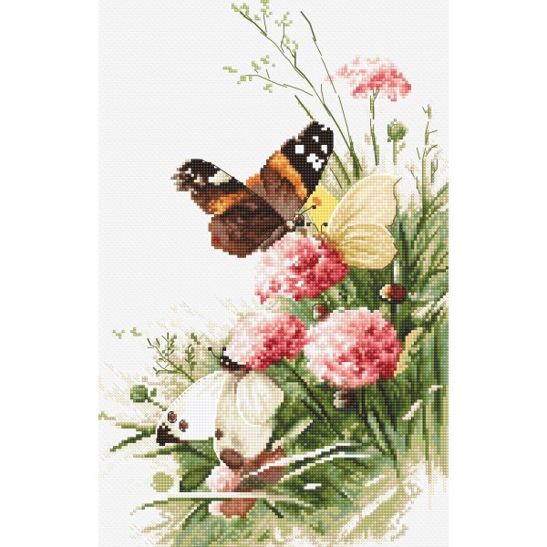 Kit point de croix - Letistitch - Papillons dans le champ SLETI938 - Photo n°1