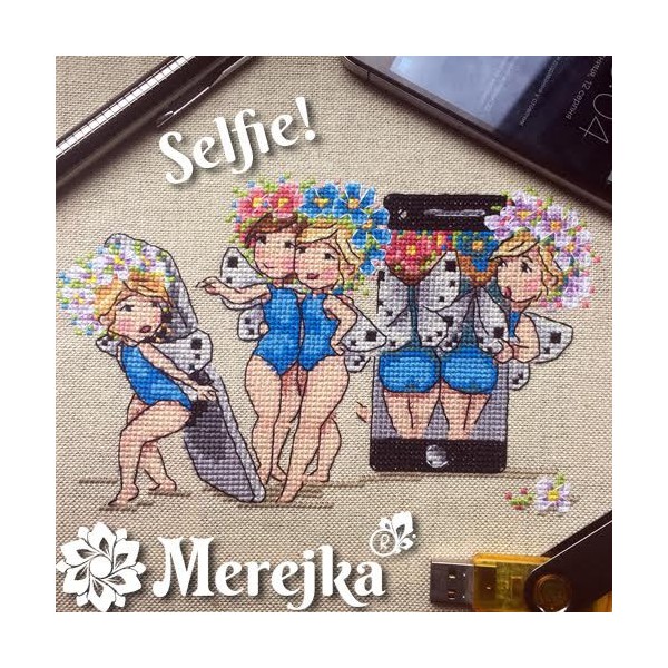 Kit point de croix - Merejka -  Selfie SK76 - Photo n°1