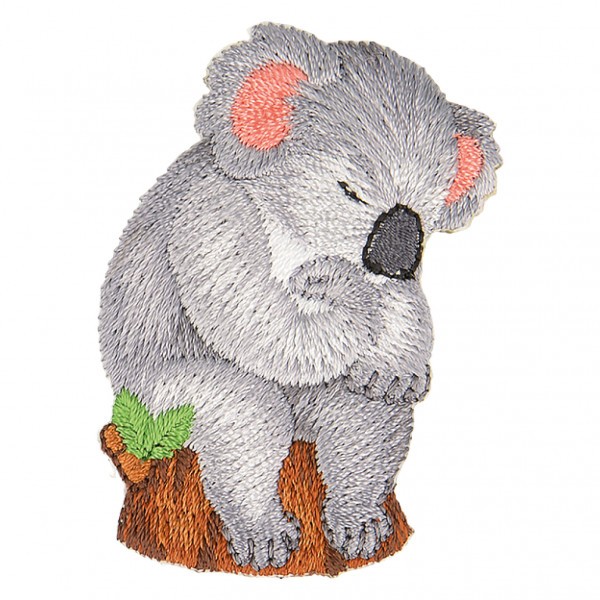 Ecusson thermocollant animaux statue koala 5cm x 3cm - Photo n°1