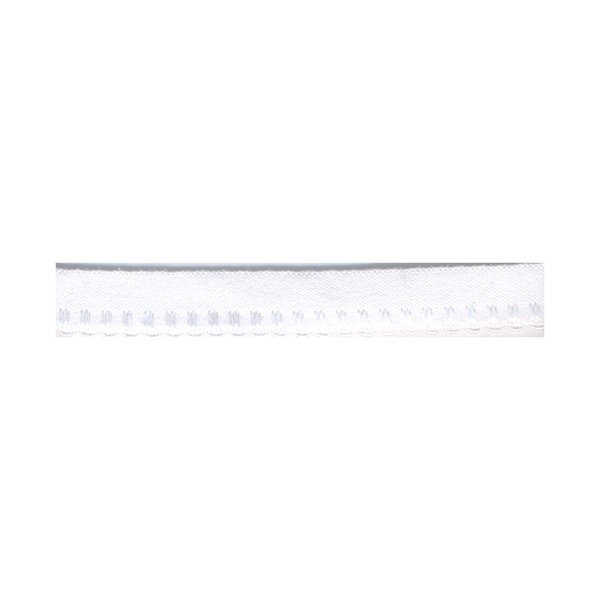 Bobine 25m élastique lingerie 10mm Blanc 10mm - Photo n°1