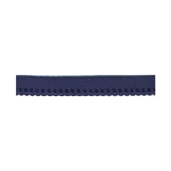 Elastique lingerie 10mm bleu marine au mètre - Photo n°1