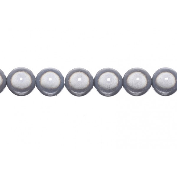 10x perles Magiques Rondes 6mm GRIS PERLE - Photo n°1