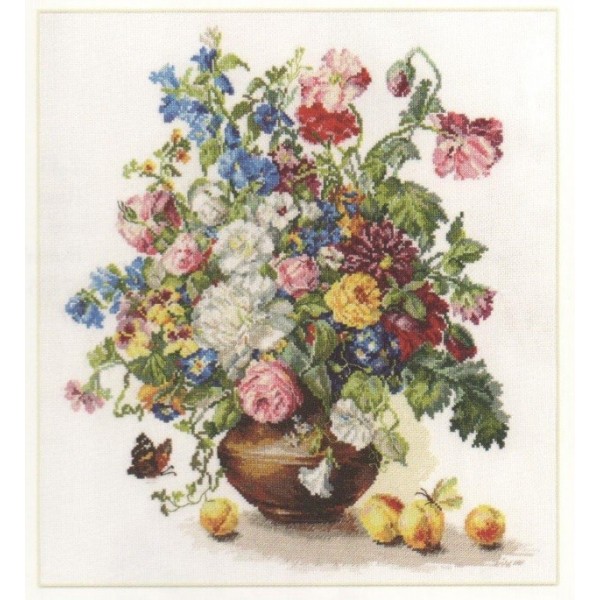 Kit point de croix - Alisa - Poésie des fleurs. Parfum d'été S2-23 - Photo n°1