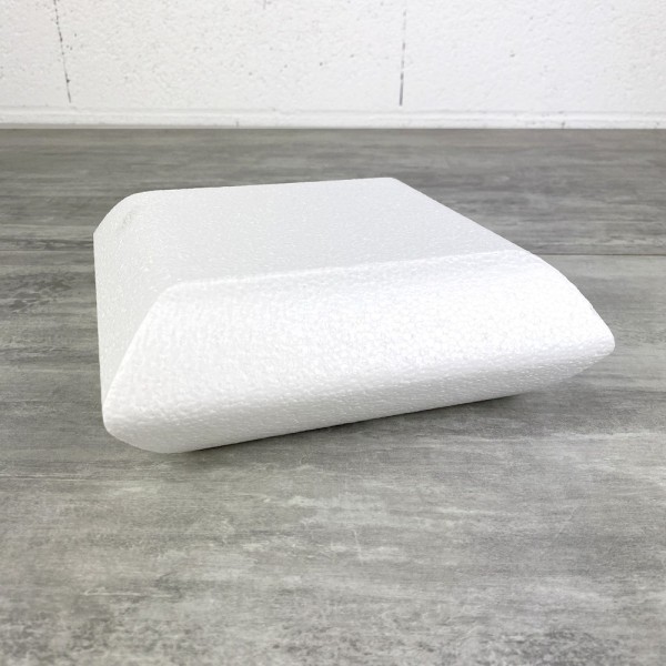 Socle Coussin en polystyrène blanc, Largeur 20 cm x Epais. 7 cm, 28 kg/ m3, dummy pour centre de tab - Photo n°4