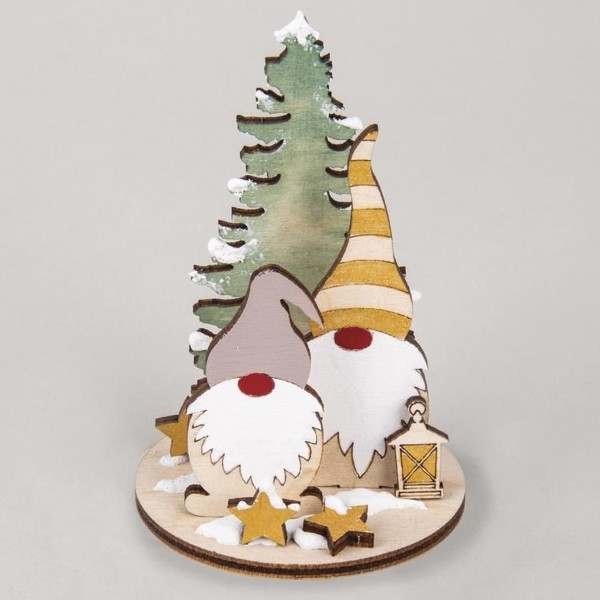 Mini décor 3D - Lutins de Noël - 8,4 x 6 cm - Photo n°5