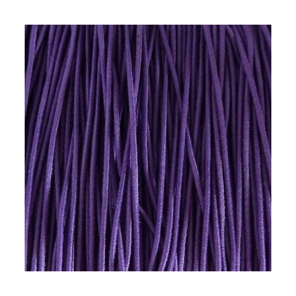 4m Fil Élastique 1,2mm De Couleur Violet - Photo n°2