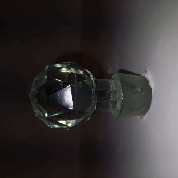Bouchon ancien de carafes en cristal ou en verre - Photo n°2