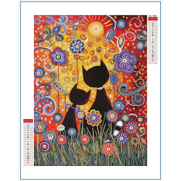 Broderie Diamond Painting - Chat Siamois - 40 x 30 cm - Photo n°4
