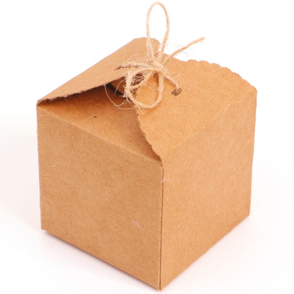Boîtes cadeaux - Kraft - 5 x 5 cm - 6 pcs - Photo n°2