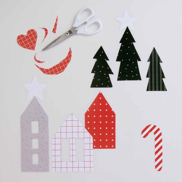 Bloc papier scrap A4 à motif - I love Christmas - Classique - 30 feuilles - Photo n°1