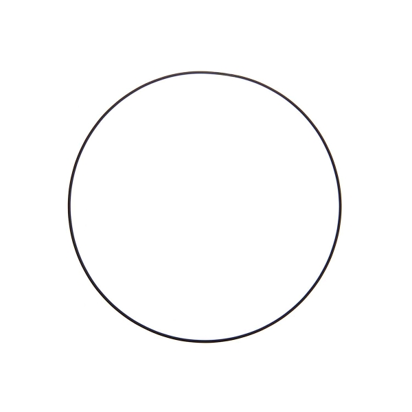 Cercle en métal - Noir mat - Ø 20 cm - Photo n°1