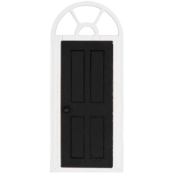 Porte miniature - Noir et Blanc - 23 x 10 cm - Photo n°1