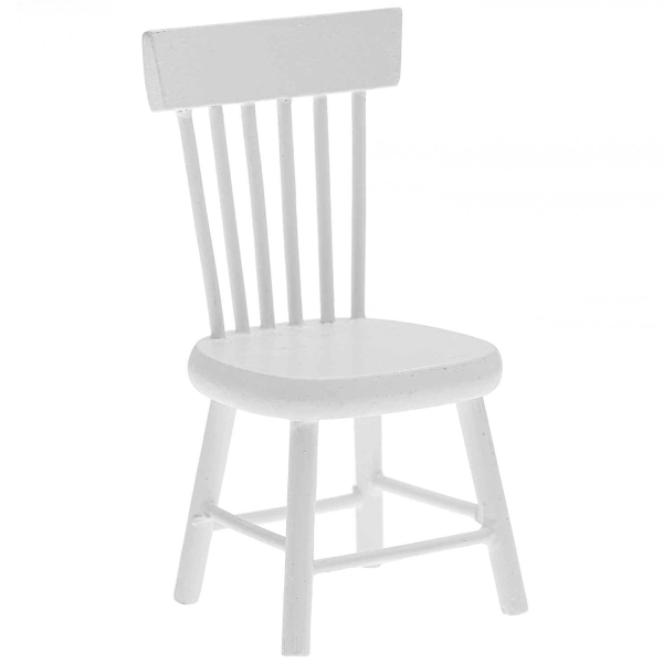 Chaise miniature - Blanc - 4,5 x 4 x 8,5 cm - Photo n°1