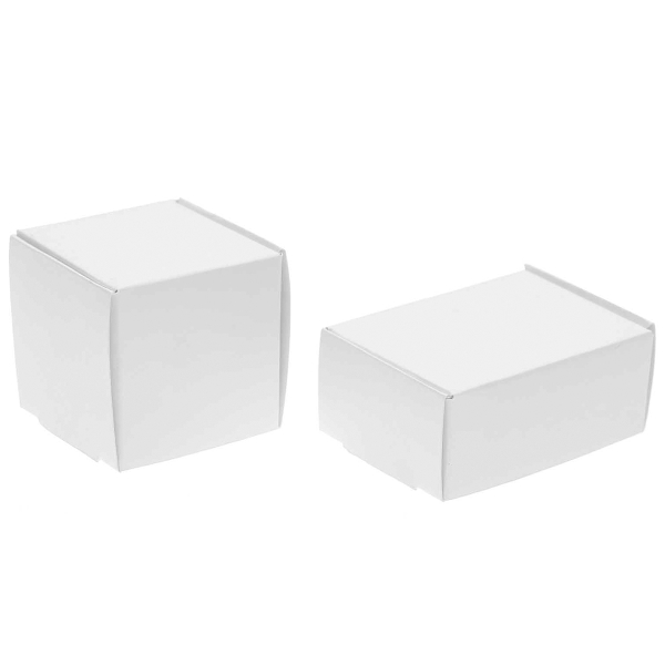 Emballages cadeaux miniatures - Blanc - 6 pcs - Photo n°1