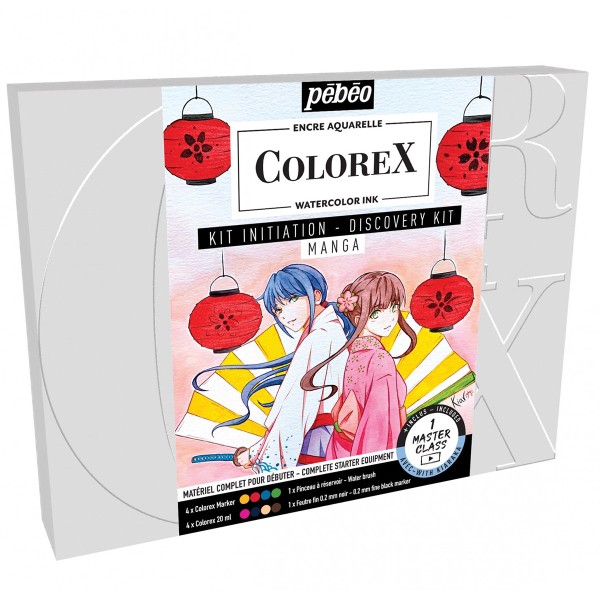 Kit Initiation Manga - Encre Aquarelle Colorex - 10 pcs - Photo n°3