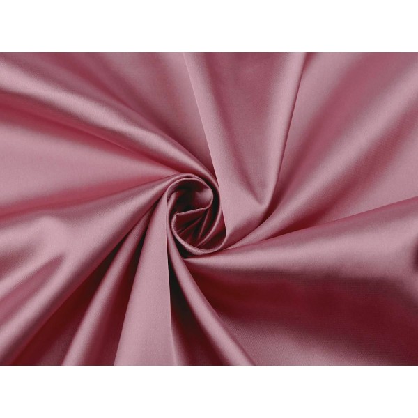 1m (30) Vintage rose élastique tissu de satin, tissus - Photo n°1