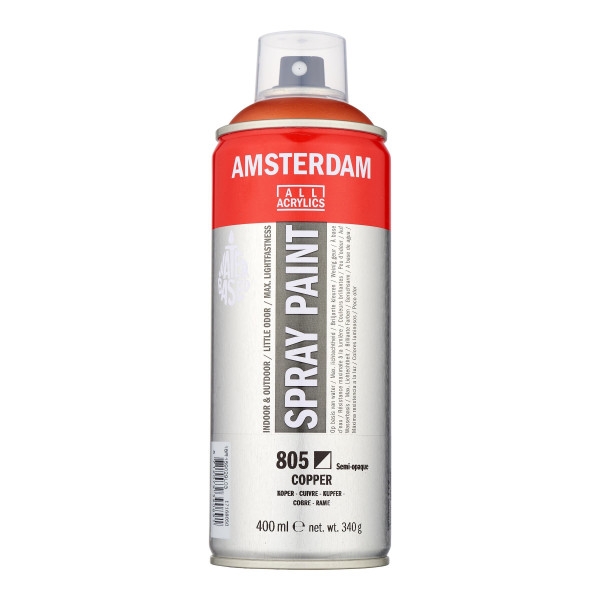 Bombe de peinture Amsterdam 400 ml cuivre - Photo n°1