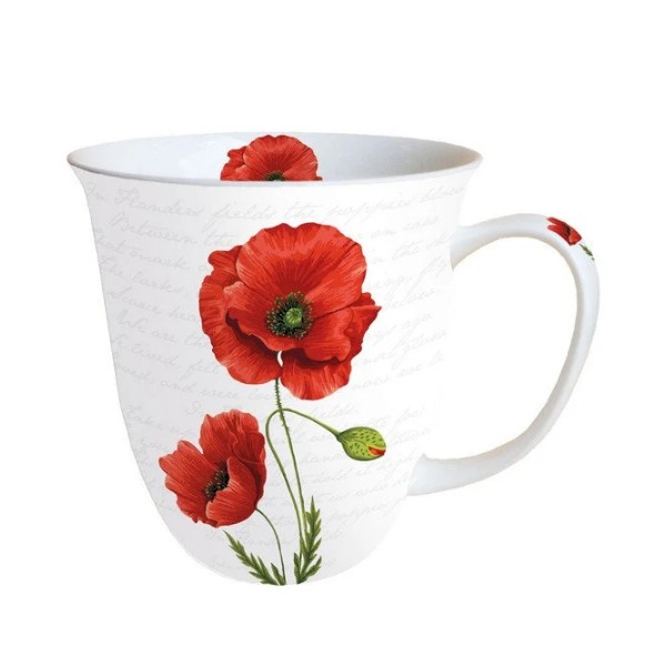 Mug, tasse, porcelaine AMBIENTE 10.5 cm 0.4 l PROUD POPPY - Photo n°1