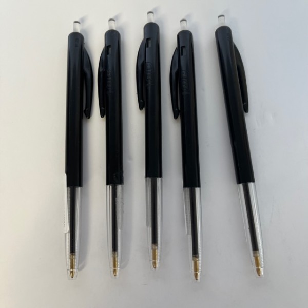 Lot de 5 stylos à bille BIC rétractables comme dans les années 70 - Photo n°1