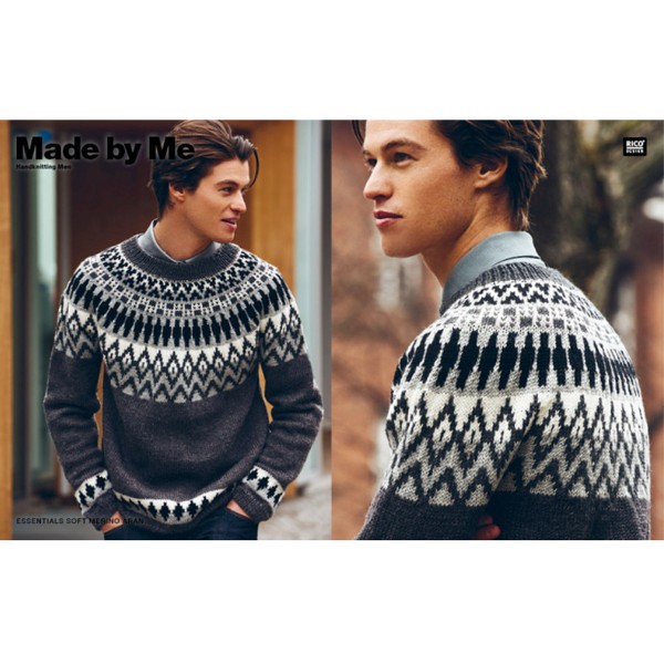 Livre tricot Rico Design - Made by Me - Hommes - 19 modèles - Photo n°2