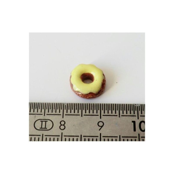 Cabochon Donut 10mm Glaçage CHOCOLAT - Photo n°2
