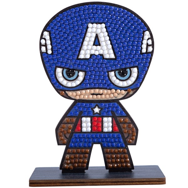 Kit Diamond Painting - Figurine Captain America - 11 cm - Photo n°2