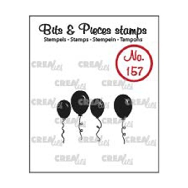 Tampon transparent CREALIES Bits & Pieces n°157 ballons - Photo n°1