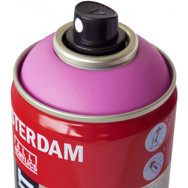 Bombe de peinture - rose fluo - Amt - Peinture DecoSpray - Creavea