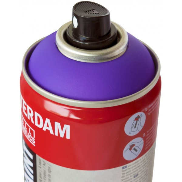 Bombe de peinture Amsterdam 400 ml outremer violet - Photo n°3
