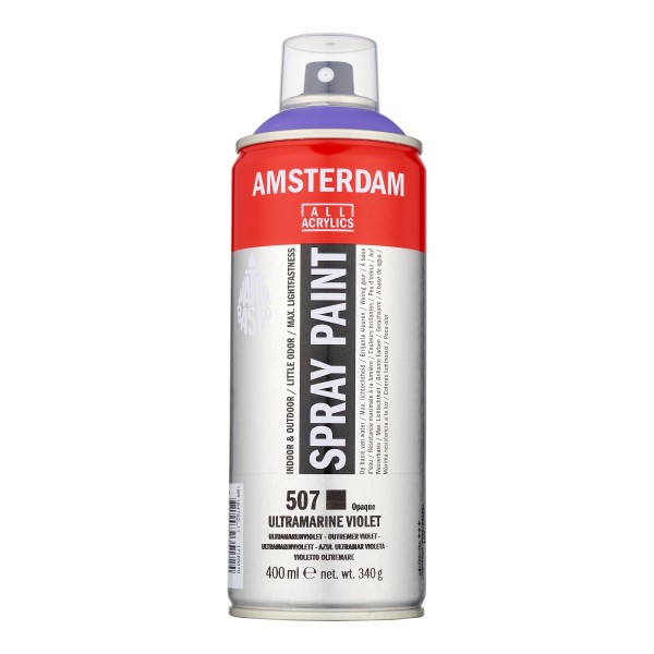 Bombe de peinture Amsterdam 400 ml outremer violet - Photo n°1