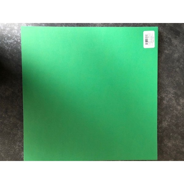 Feuille unie vert Noël Cardstock 30,5cm x 30,5cm - Photo n°1
