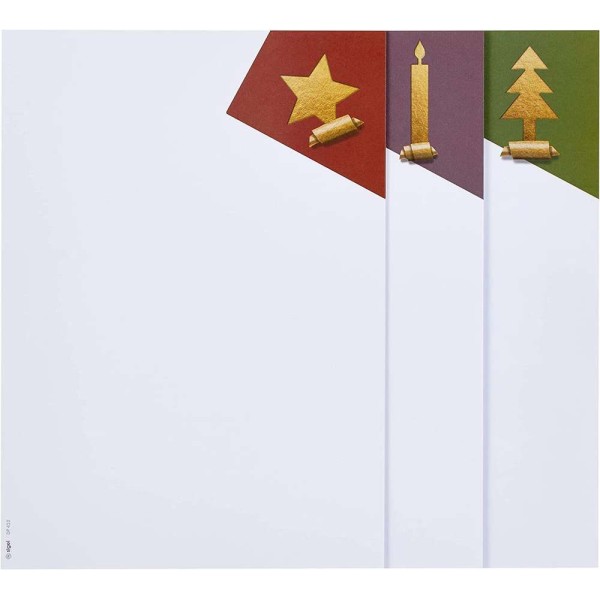Set de papier motif de Noël 