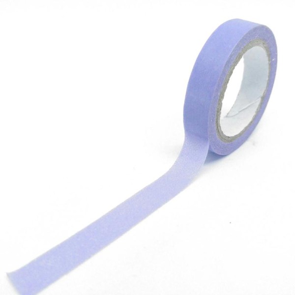 Washi tape slim uni 5mx7mm violet - Photo n°1