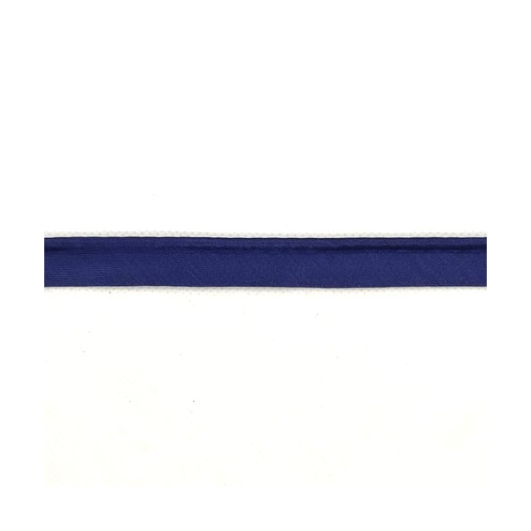 Passepoil satin bleu foncé - 14mm - vendu au mètre - P49 - Photo n°1