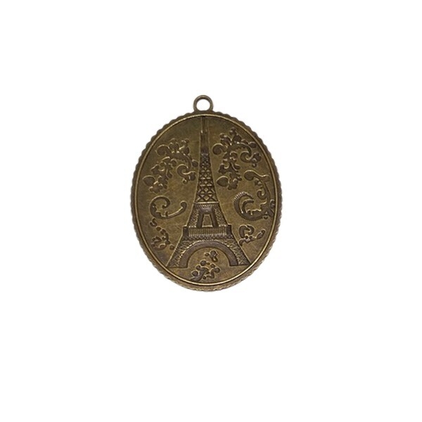 1 breloque charm bronze fabrication bijoux MEDAILLE PARIS - Photo n°1