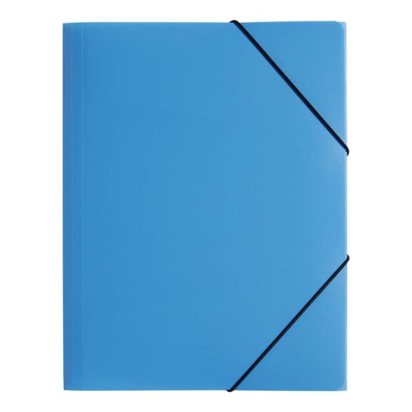 Chemise à élastique 3 rabats Trend Colours A4 Bleu clair - Pagna - Photo n°1
