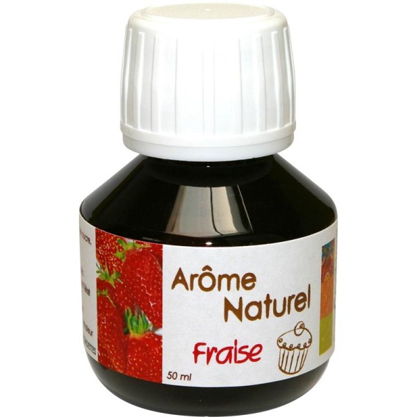 Arome naturel alimentaire Fraise 50 ml - Photo n°1